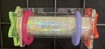 Load image into Gallery viewer, Bolt-on Kaliedascope Large Acrylic Bird Toy